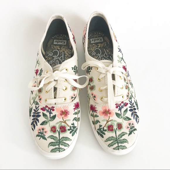 keds embroidered sneakers